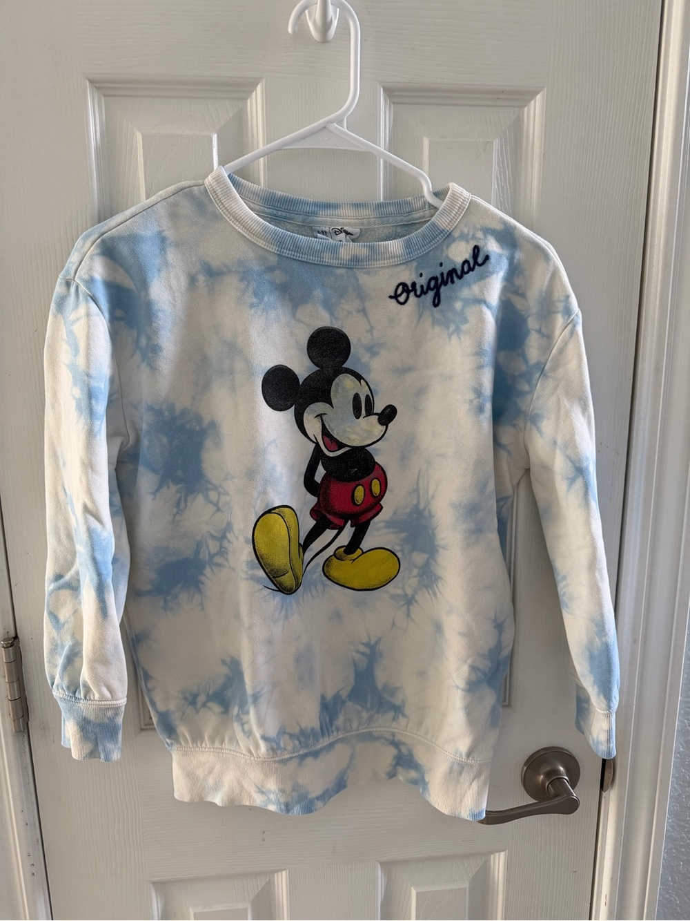 Gap Disney Kids Mickey Mouse Blue Tie-Dye Sweatshirt